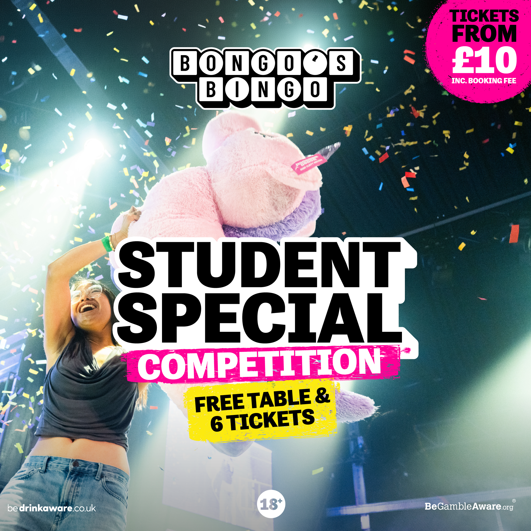Student Special Competition - Win a Free Table and 6 free tickets